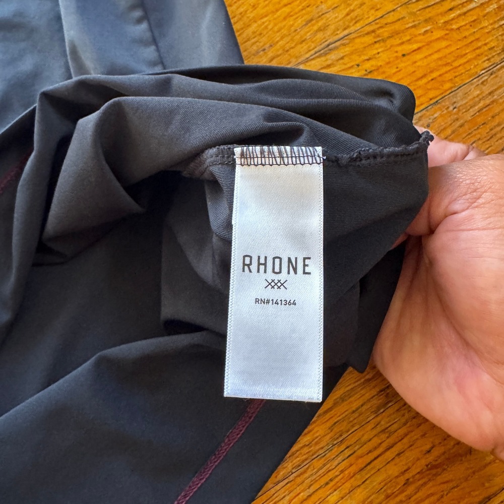 Rhone Reign Short Sleeve Training Shirt Mens XL Black Performance T-Shirt - Picture 5 of 8